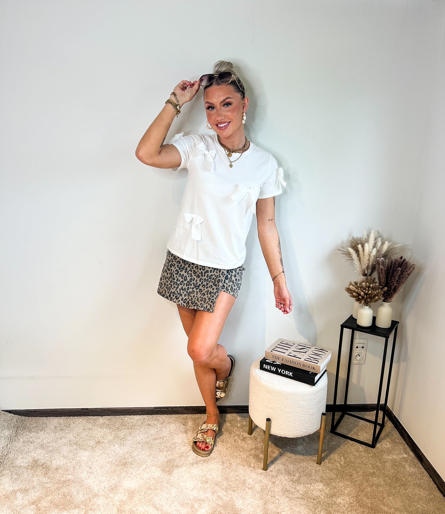 Bow t-shirt - white