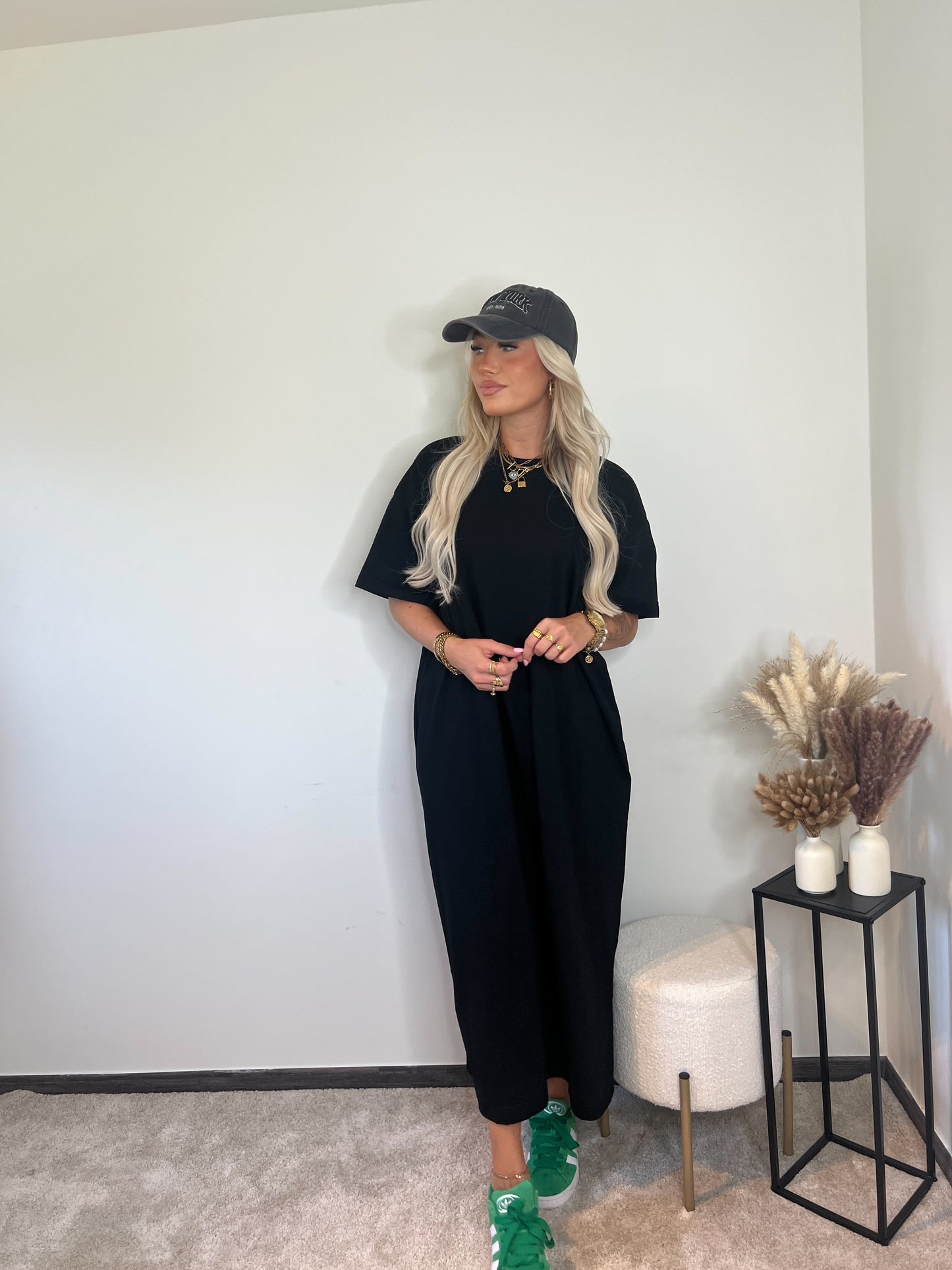 T-shirt dress- black