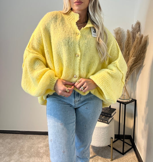 Ellie knit vest - yellow