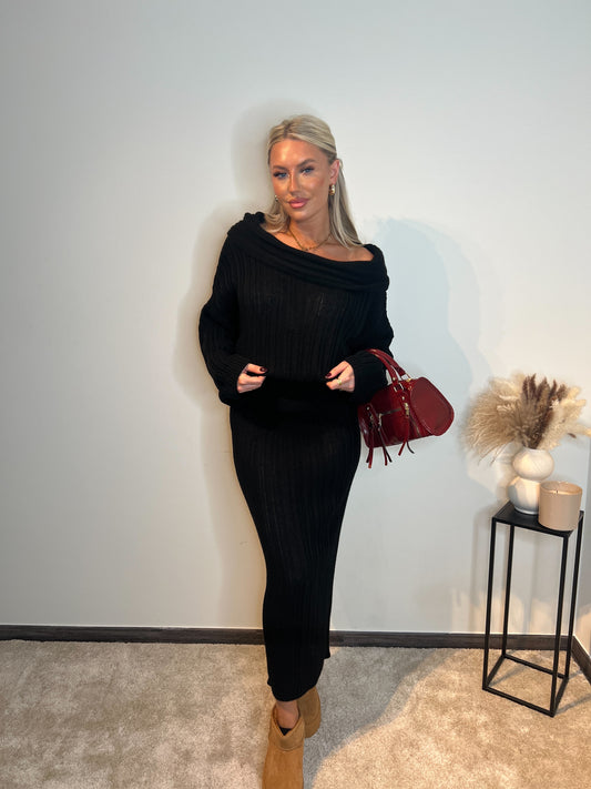 Elena two piece- black