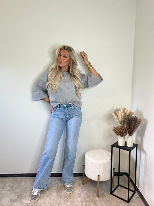 Wide leg jeans